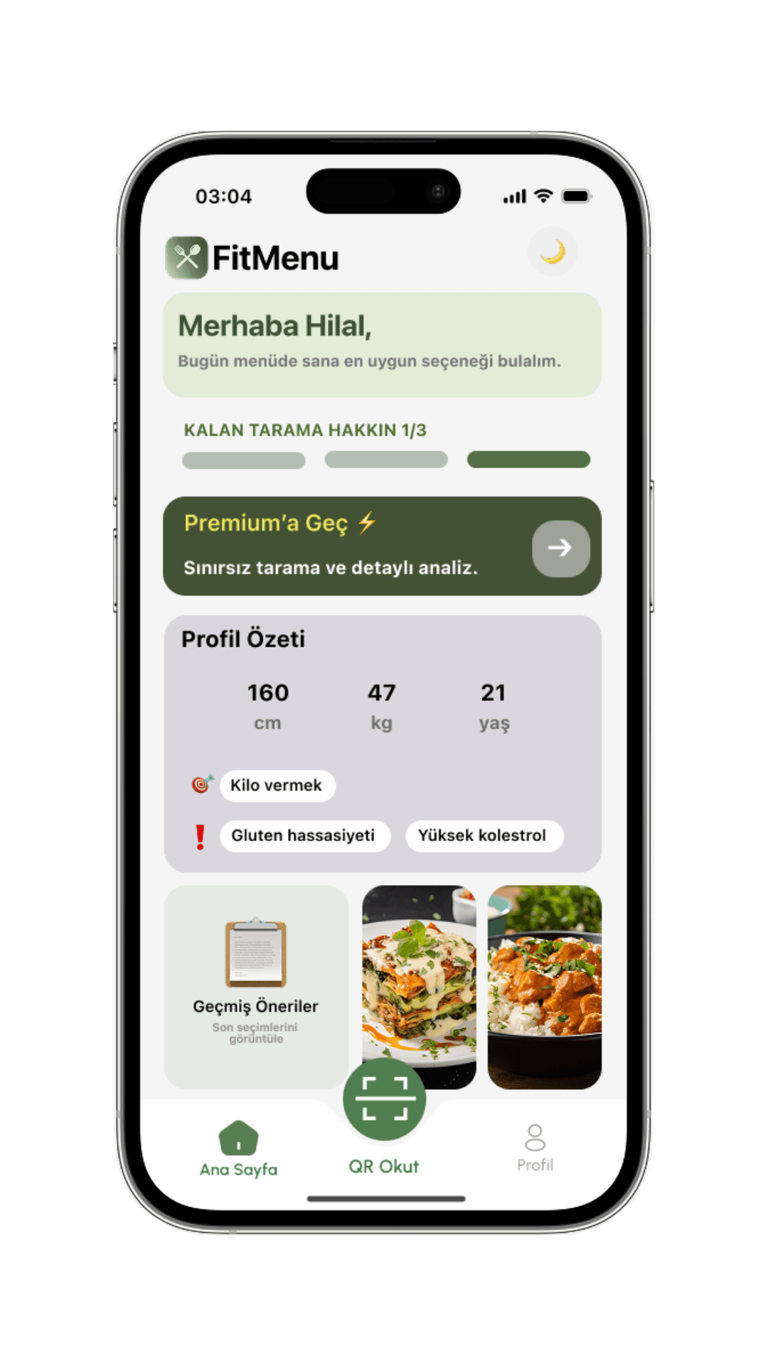FitMenu Ana Sayfa